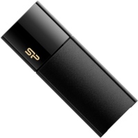 Флеш-накопитель 8Gb Silicon power, черная, выдвижная
